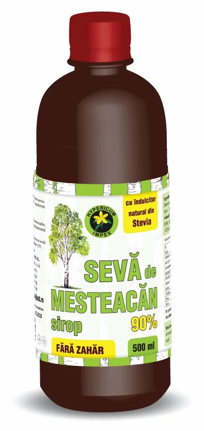 Sirop Seva de Mesteacan Fara Zahar 90%, 500 ml-HYPE.00447