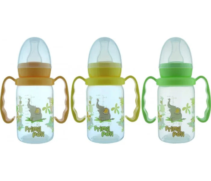 Biberon PP cu manere decorat, 125 ml-PRIM.00008