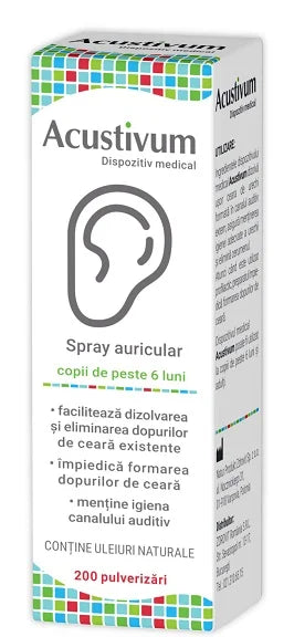 Acustivum, spray auricular, 20 ml-ZDRO.00514