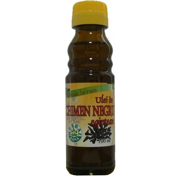 Ulei de Chimen Negru Presat la Rece, 100 ml (Uz Intern)-HERB.00525