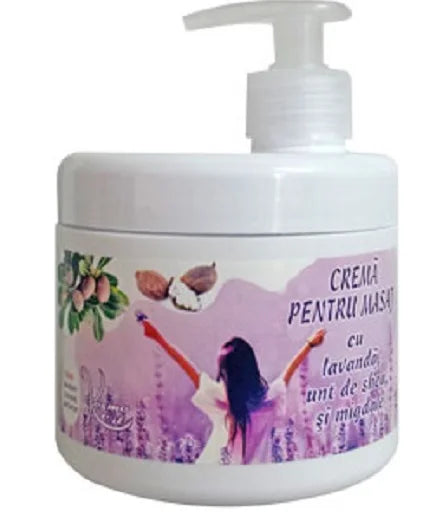 Crema pentru Masaj cu Lavanda, 500 ml-KOSM.00038