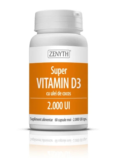 Super Vitamin D3 2000 UI, 60 cps-ZENY.00079