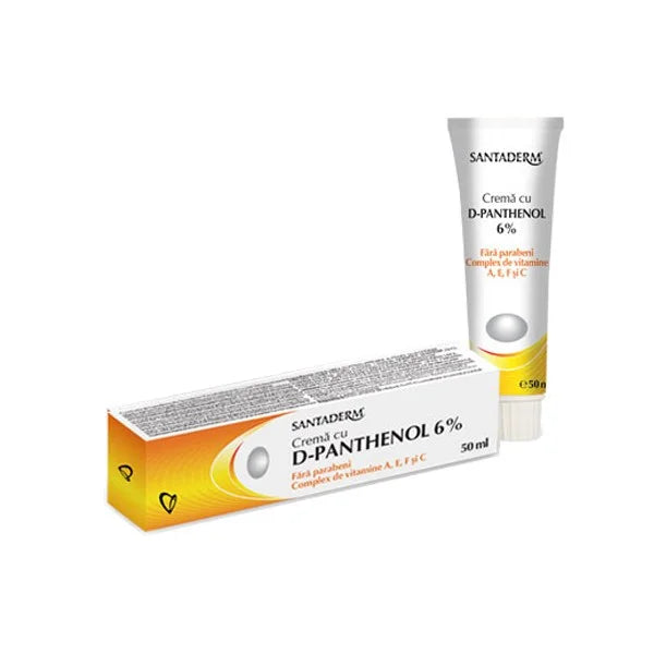 Crema Panthenol 6%, 50 ml, Santaderm-VITA.00136
