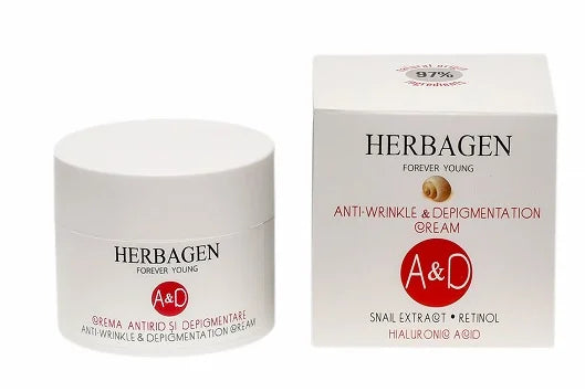 Crema Antirid & Depigmentare cu Extract din Melc, 50 ml-HERB.01031