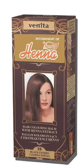 Henna Balsam Colorare Nr.18 Cireasa Neagra, 75 ml-HENN.00037