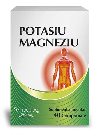 Potasiu si Magneziu, 40 cpr-VITK.00013