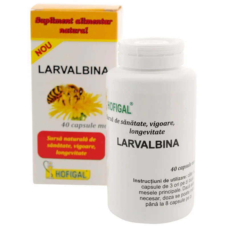 Larvalbina, 40 capsule moi-HOFI.00270