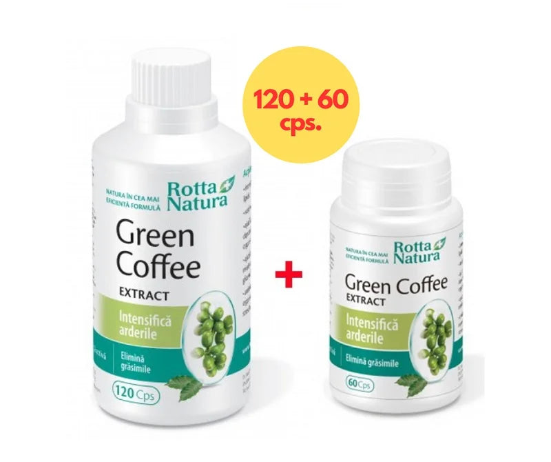 Green Coffee extract, 120 cps + 60 cps PCH-ROTT.00204