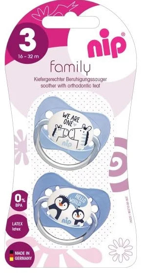 Suzeta Family Silicone nr. 3, 2 bucati/set-ABIS.00103