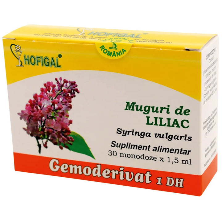 Gemoderivat Muguri Liliac, 1,5 ml x 30 monodoze-HOFI.00065