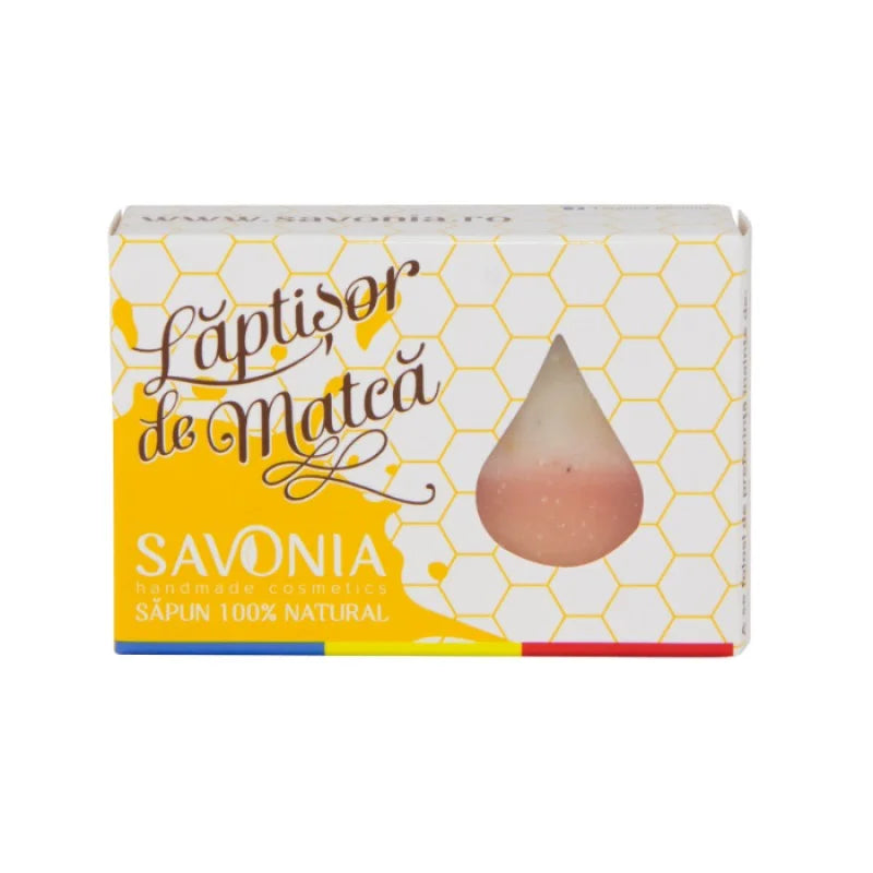 Sapun musetel si laptisor de matca, 90 gr-SAVO.00010