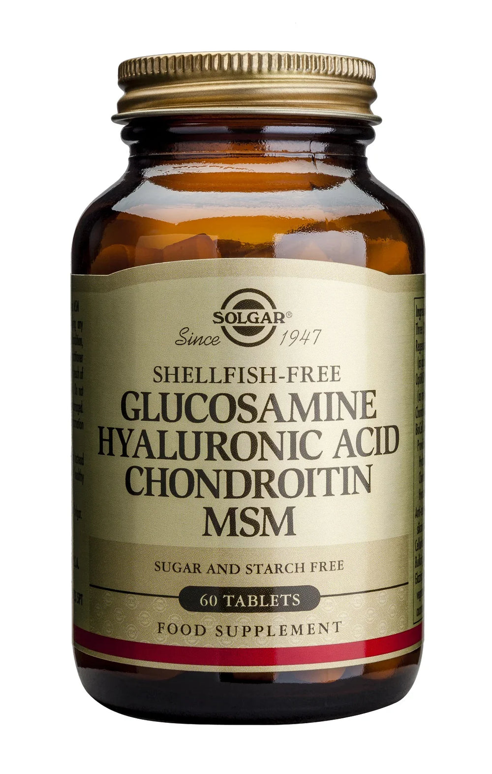 Glucozamina, acid hialuronic, condroitina si MSM, 60 comprimate-SOLG.00012