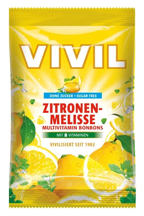 Multivitamine, aroma lamaie, fara zahar Vivil, 60 gr-VIVI.00030