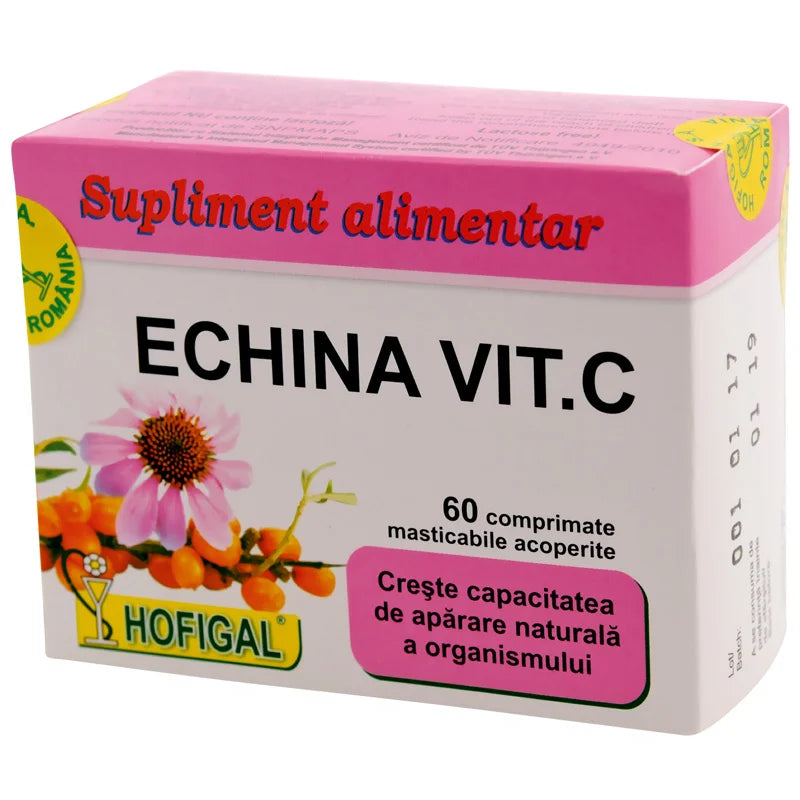 Echina Vit. C, 60 comprimate masticabile-HOFI.00249