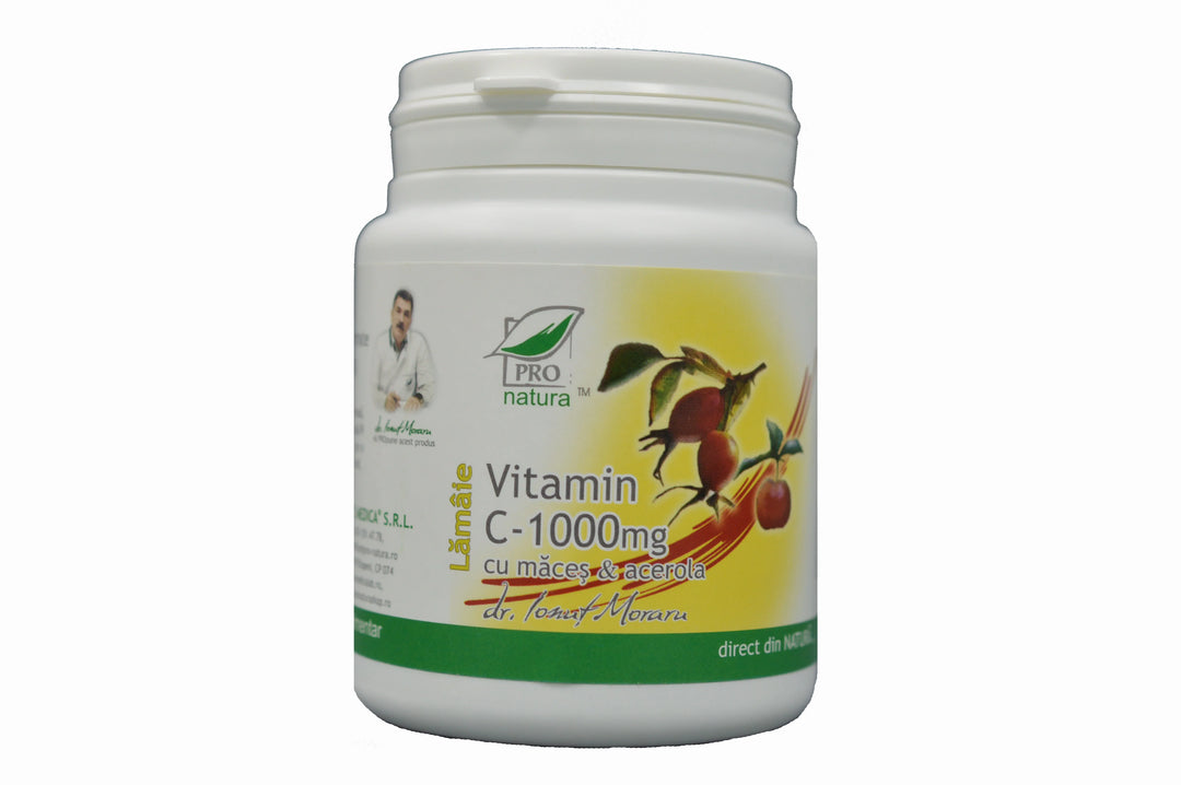 Vitamina C 1000 mg Maces & Acerola-Lamaie, 100 comprimate-MEDI.00097