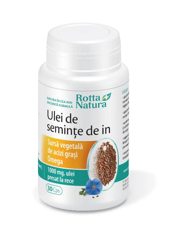 Ulei seminte in 1000 mg, 30 cps-ROTT.00108
