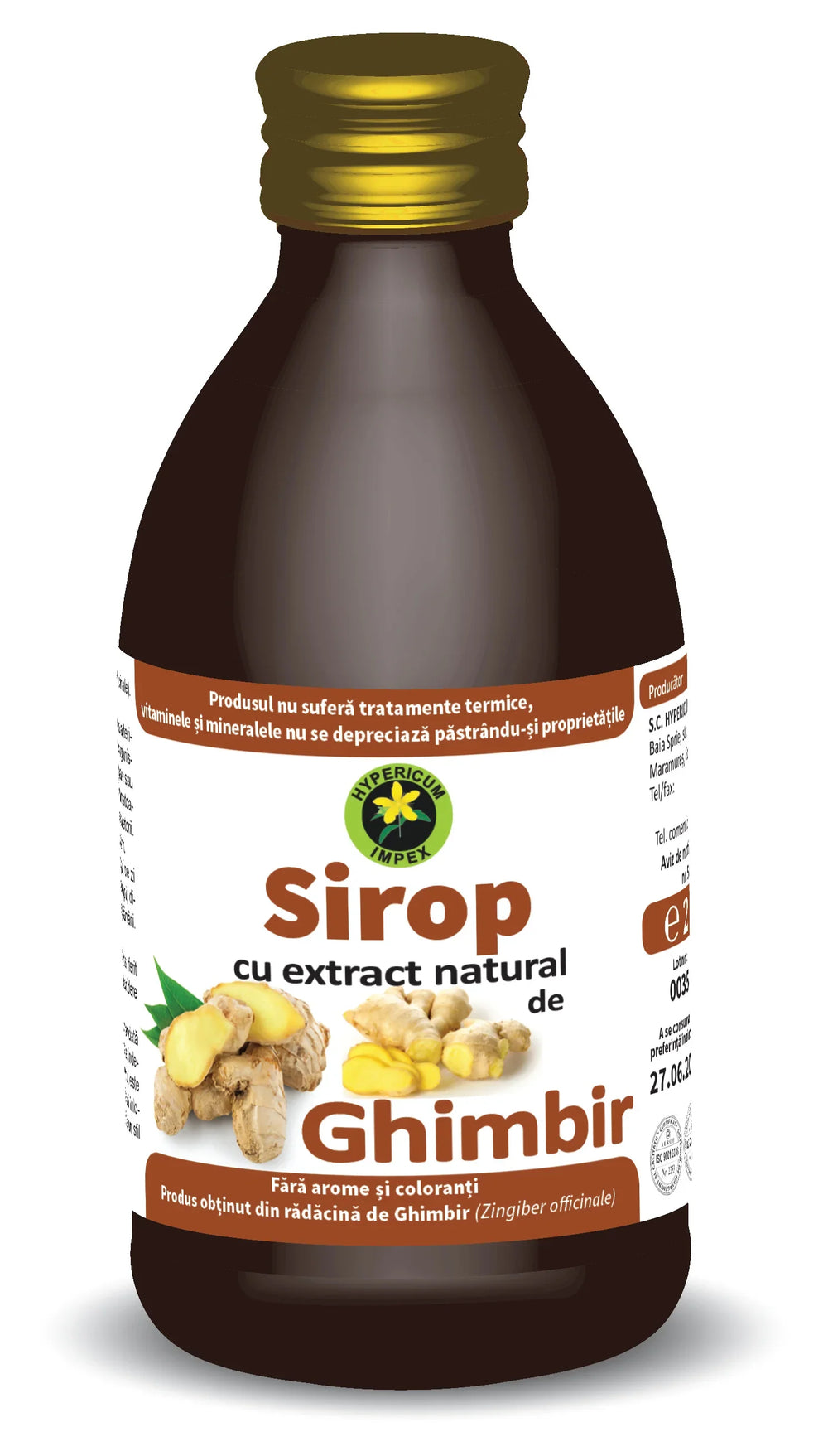 Sirop de Ghimbir, 250 ml-HYPE.00396