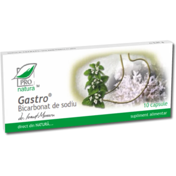 Gastro Bicarbonat de Sodiu, 10 capsules-MEDI.00775