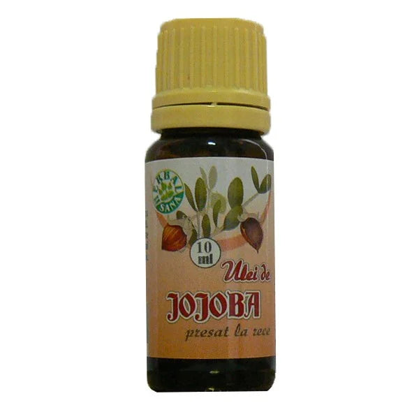 Ulei de Jojoba Presat la Rece, 10 ml (Uz Extern)-HERB.00519