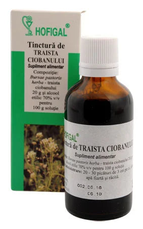 Tinctura Traista Ciobanului, 50 ml-HOFI.00186