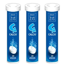 Calciu, 20 comprimate efervescente-ZDRO.00032