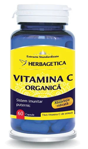 Vitamina C Organica, 60 cps-HERB.00755