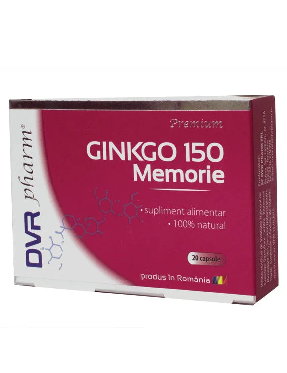 Ginkgo 150 mg Memorie 20 cps-DVRP.00073