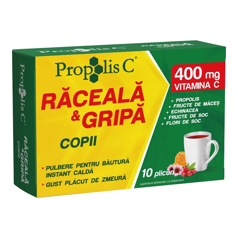 Propolis C Raceala & Gripa Copii, 10 doze-FITT.00306