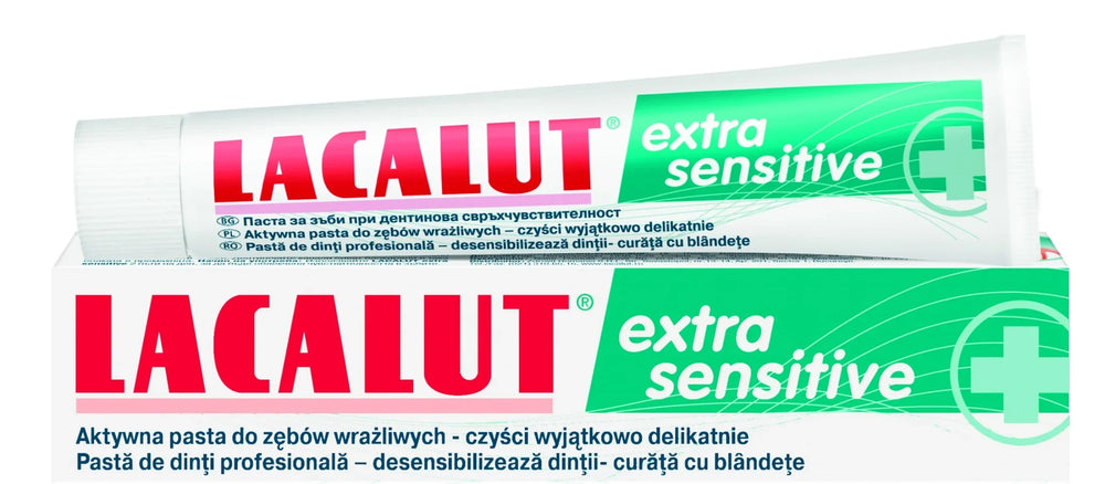 Lacalut Extra Sensitive, Pasta de Dinti, 75 ml-LACA.00051