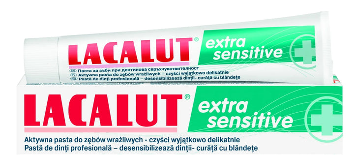 Lacalut Extra Sensitive, Pasta de Dinti, 75 ml-LACA.00051