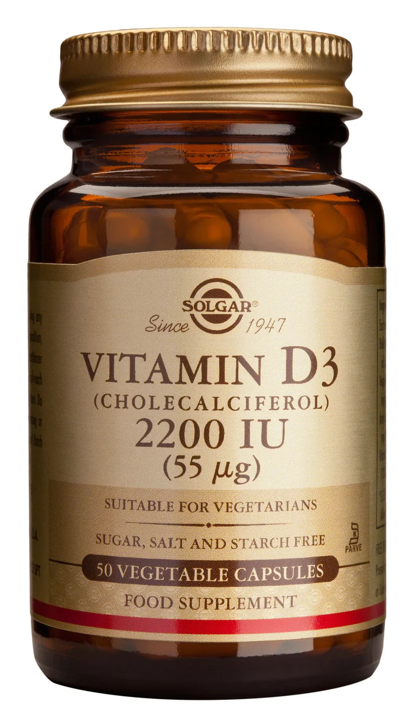 Vitamina D3 2200 UI (55 mcg), 50 capsule-SOLG.00038