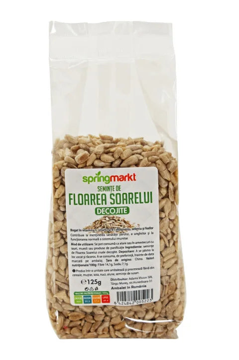 Seminte de floarea-soarelui decojite, 125 gr-ADAM.00316