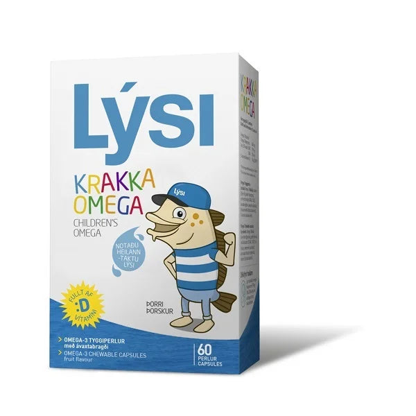 Omega 3 Masticabil cu Vitamina D3, 60 capsule + Jucarie-LYSI.00068