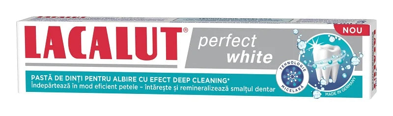 Lacalut Perfect White, Pasta de Dinti, 75 ml-LACA.00133