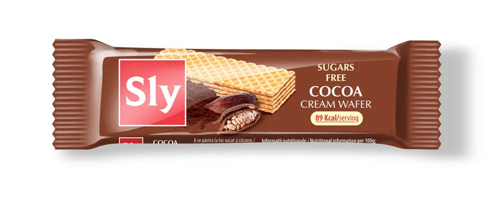 Napolitane cu cacao, fara zahar, 20 gr-SLYD.00003