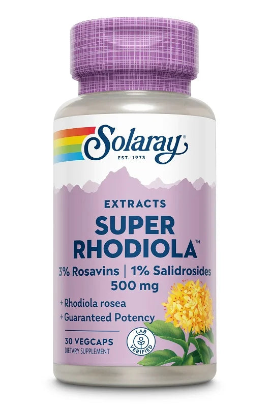Super Rhodiola 500 mg, 30 capsule vegetale-SECO.00422