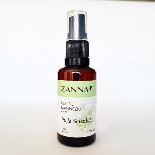 Zanna ulei de magneziu, pentru piele sensibila, spray, 50 ml-SMAR.00114