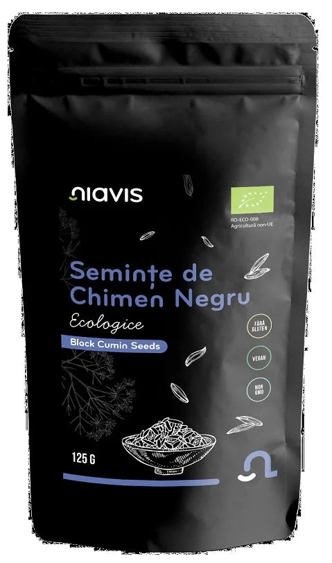Seminte Chimen Negru Bio, 125 g-NIAV.00149