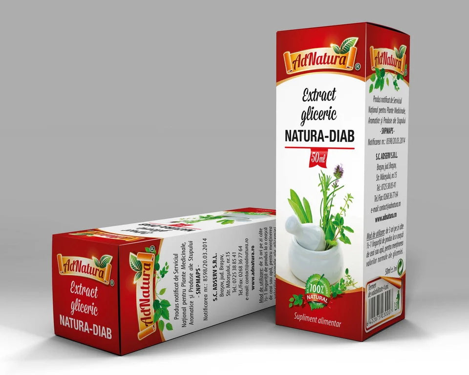  Extract gliceric natura-diab, 50ml-ADSV.00216