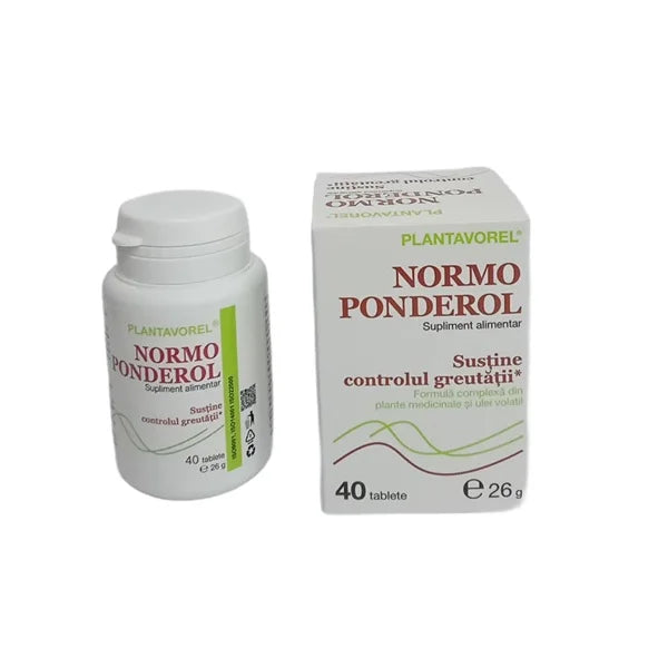 Normoponderol, 40 comprimate-PLAV.00018