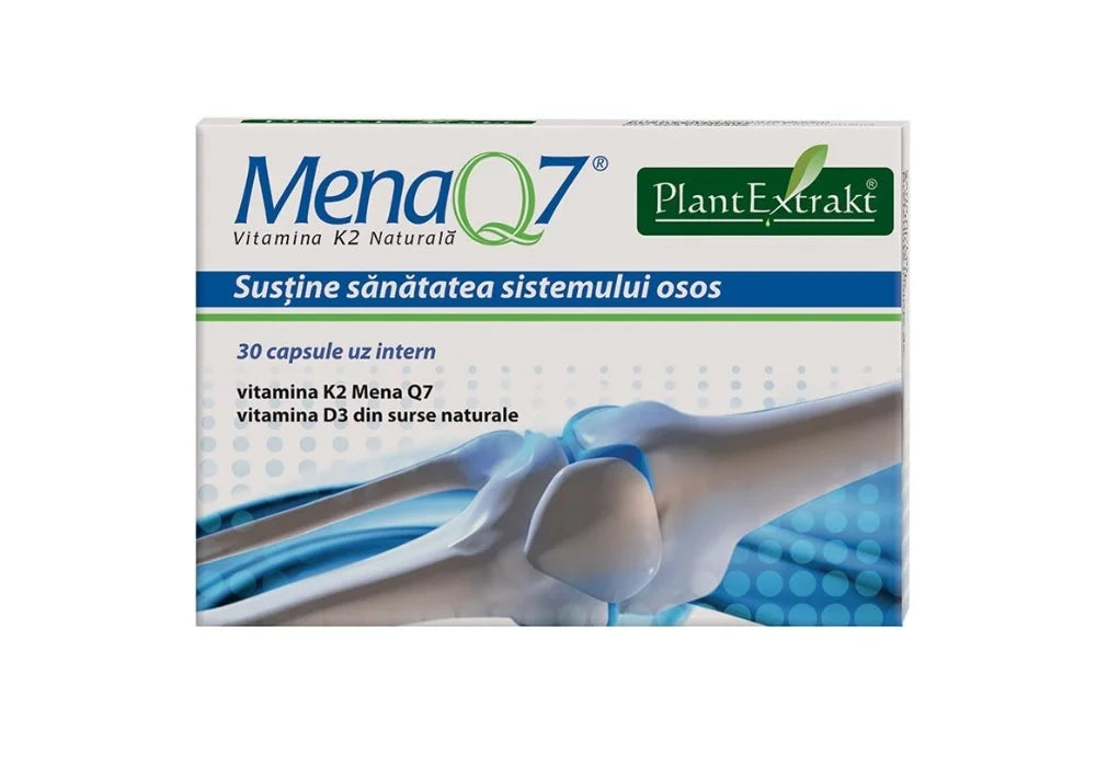 Mena Q7 Vitamina K2 Naturala, 30 capsule-PLAX.00108