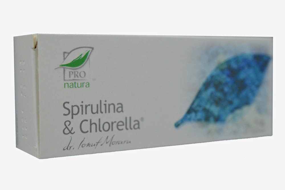 Spirulina & Chlorella, 30 capsules-MEDI.00472