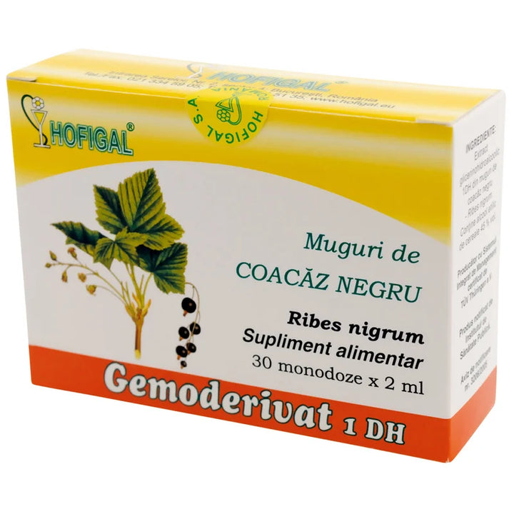 Gemoderivat Muguri Coacaz Negru, 2 ml x 30 monodoze-HOFI.00060