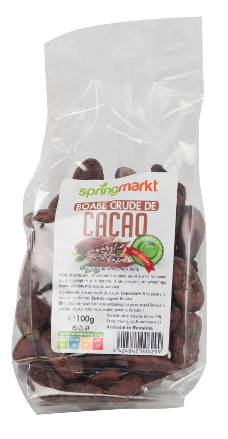 Cacao, boabe crude, 100 gr-ADAM.00473