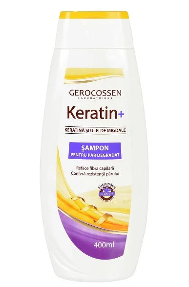sampon pentru par degradat – Keratin+, 400 ml-GERO.00494