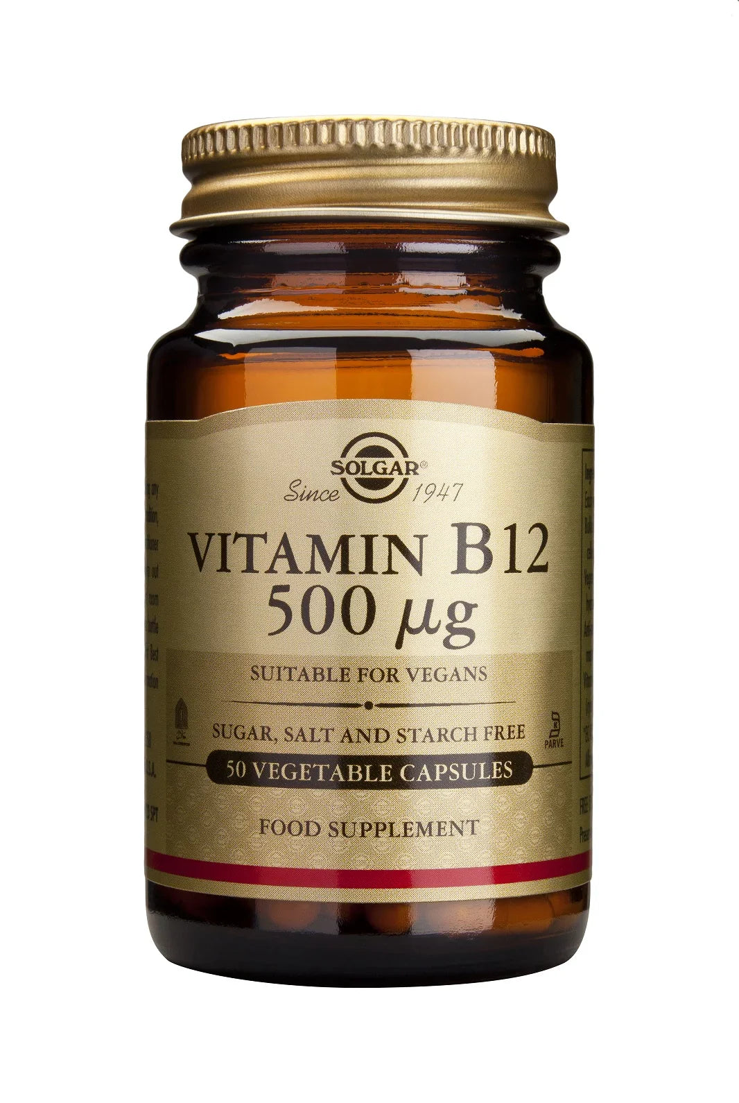 Vitamina B12 500 mcg, 50 capsule-SOLG.00001