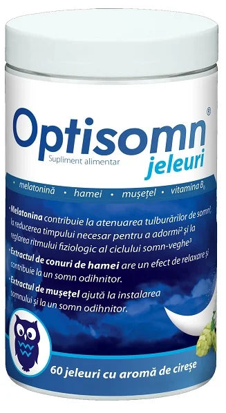 Optisomn, aroma cirese, 60 jeleuri-ZDRO.00662