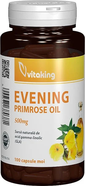 Evening Primrose Oil, 500 mg, 100 capsule-VITA.00260