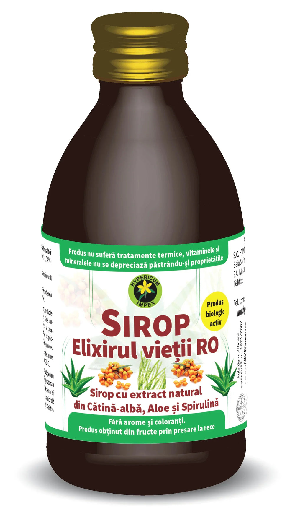 Elixirul Vietii RO, 250 ml (Sticla)-HYPE.00319