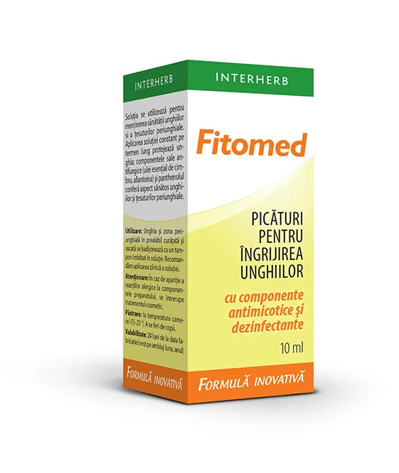 Fitomed – Picaturi pentru Unghii, 10 ml (Uz extern)-INTE.00118